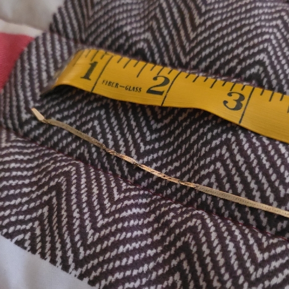 Gold Chain Engraved I Love You 18" - Picture 2 of 12